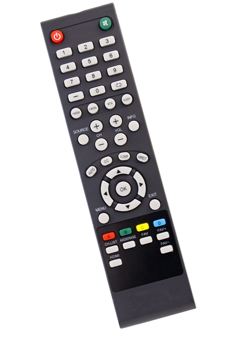 SEIKI New TV Remote Control for Seiki Brand TVs - Infrared, Black, 30 Buttons, 2 AAA Batteries, 10 M Range, Compatible with Seiki Televisions - Image 1
